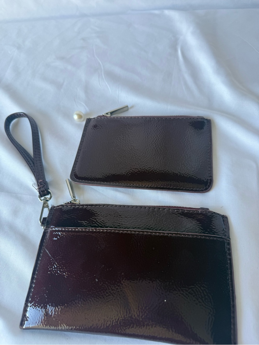 Maurices Patent Wristlet & Coin Pouch